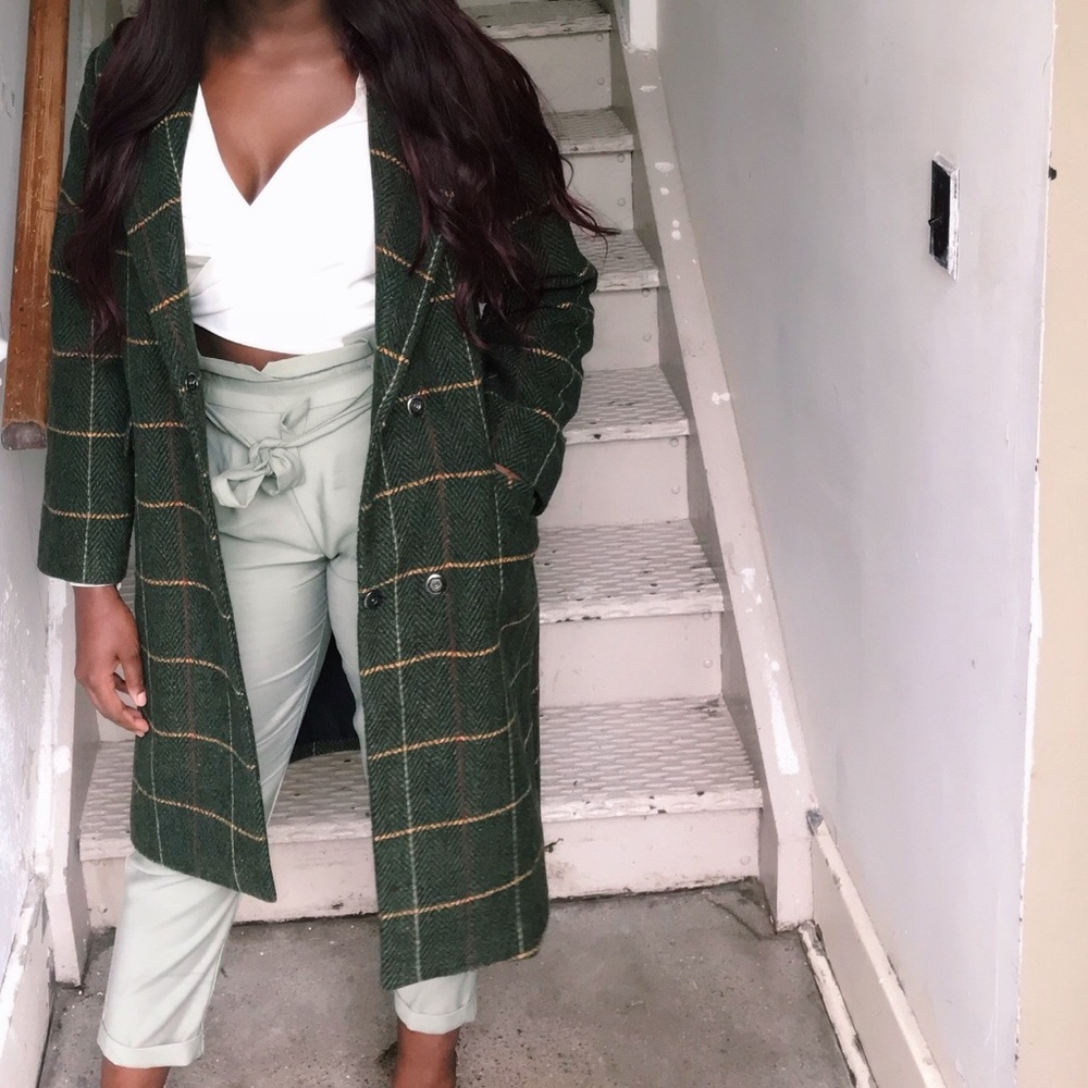 Mint green Zara pants